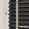 EdBevans - Spectrum Solid Wood Venetian Blind - Mono Onyx 50mm Slat with Chevron Cement 25mm Tape - Prettoni