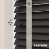 EdBevans - Spectrum Solid Wood Venetian Blind - Mono Onyx 50mm Slat with Woven Ethereal 38mm Tape - Prettoni