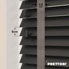 EdBevans - Spectrum Solid Wood Venetian Blind - Mono Onyx 50mm Slat with Woven Flint 38mm Tape - Prettoni