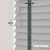 EdBevans - Spectrum Solid Wood Venetian Blind - Mono Pale 50mm Slat with Chevron Lava 25mm Tape - Prettoni