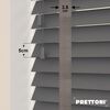 EdBevans - Spectrum Solid Wood Venetian Blind - Mono Graphite 50mm Slat with Woven Flint 38mm Tape - Prettoni