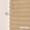 EdBevans - Spectrum Solid Wood Venetian Blind - Mono Maple 35mm Slat with - Ladder String - Prettoni