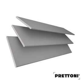 EdBevans - Spectrum Solid Wood Venetian Blind - Mono Grey 50mm Slat with Chevron Nimbus 25mm Tape - Prettoni