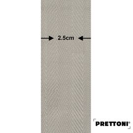 EdBevans - Spectrum Solid Wood Venetian Blind - Mono Maple 35mm Slat with Chevron Cement 25mm Tape - Prettoni