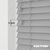 EdBevans - Spectrum Solid Wood Venetian Blind - Mono Grey 35mm Slat with - Ladder String - Prettoni