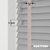 EdBevans - Spectrum Solid Wood Venetian Blind - Mono Grey 35mm Slat with Chevron Moccasin 25mm Tape - Prettoni