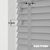 EdBevans - Spectrum Solid Wood Venetian Blind - Mono Grey 35mm Slat with Chevron Nimbus 25mm Tape - Prettoni
