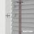 EdBevans - Spectrum Solid Wood Venetian Blind - Mono Grey 35mm Slat with Chevron Granite 25mm Tape - Prettoni