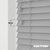 EdBevans - Spectrum Solid Wood Venetian Blind - Mono Grey 50mm Slat with - Ladder String - Prettoni
