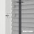 EdBevans - Spectrum Solid Wood Venetian Blind - Mono Grey 50mm Slat with Chevron Aurora 25mm Tape - Prettoni