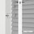 EdBevans - Spectrum Solid Wood Venetian Blind - Mono Grey 50mm Slat with Woven Naturo 38mm Tape - Prettoni