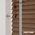 EdBevans - Spectrum Solid Wood Venetian Blind - Mono Mocha 35mm Slat with Chevron Nimbus 25mm Tape - Prettoni