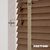 EdBevans - Spectrum Solid Wood Venetian Blind - Mono Mocha 35mm Slat with Chevron Sandrift 25mm Tape - Prettoni