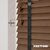 EdBevans - Spectrum Solid Wood Venetian Blind - Mono Mocha 35mm Slat with Chevron Shadow 25mm Tape - Prettoni