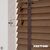 EdBevans - Spectrum Solid Wood Venetian Blind - Mono Mocha 50mm Slat with Chevron Umber 25mm Tape - Prettoni