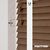 EdBevans - Spectrum Solid Wood Venetian Blind - Mono Mocha 50mm Slat with Woven Naturo 38mm Tape - Prettoni