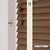 EdBevans - Spectrum Solid Wood Venetian Blind - Mono Mocha 50mm Slat with Woven Feather 38mm Tape - Prettoni