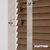 EdBevans - Spectrum Solid Wood Venetian Blind - Mono Mocha 50mm Slat with Woven Ethereal 38mm Tape - Prettoni