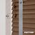 EdBevans - Spectrum Solid Wood Venetian Blind - Mono Mocha 50mm Slat with Woven Spun 38mm Tape - Prettoni