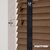 EdBevans - Spectrum Solid Wood Venetian Blind - Mono Mocha 50mm Slat with Woven Luna 38mm Tape - Prettoni