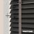 EdBevans - Spectrum Solid Wood Venetian Blind - Mono Onyx 35mm Slat with Chevron Granite 25mm Tape - Prettoni