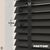 EdBevans - Spectrum Solid Wood Venetian Blind - Mono Onyx 35mm Slat with Chevron Shadow 25mm Tape - Prettoni