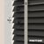 EdBevans - Spectrum Solid Wood Venetian Blind - Mono Onyx 50mm Slat with Chevron Cement 25mm Tape - Prettoni