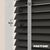 EdBevans - Spectrum Solid Wood Venetian Blind - Mono Onyx 50mm Slat with Chevron Nimbus 25mm Tape - Prettoni