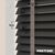 EdBevans - Spectrum Solid Wood Venetian Blind - Mono Onyx 50mm Slat with Chevron Granite 25mm Tape - Prettoni