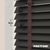 EdBevans - Spectrum Solid Wood Venetian Blind - Mono Onyx 50mm Slat with Chevron Umber 25mm Tape - Prettoni