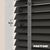 EdBevans - Spectrum Solid Wood Venetian Blind - Mono Onyx 50mm Slat with Chevron Monsoon 25mm Tape - Prettoni