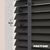 EdBevans - Spectrum Solid Wood Venetian Blind - Mono Onyx 50mm Slat with Chevron Aurora 25mm Tape - Prettoni