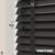 EdBevans - Spectrum Solid Wood Venetian Blind - Mono Onyx 50mm Slat with Chevron Shadow 25mm Tape - Prettoni