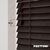EdBevans - Spectrum Solid Wood Venetian Blind - Mono Bistre 50mm Slat with - Ladder String - Prettoni