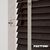 EdBevans - Spectrum Solid Wood Venetian Blind - Mono Bistre 50mm Slat with Chevron Cement 25mm Tape - Prettoni