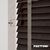 EdBevans - Spectrum Solid Wood Venetian Blind - Mono Bistre 50mm Slat with Chevron Granite 25mm Tape - Prettoni