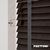 EdBevans - Spectrum Solid Wood Venetian Blind - Mono Bistre 50mm Slat with Chevron Aurora 25mm Tape - Prettoni