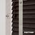 EdBevans - Spectrum Solid Wood Venetian Blind - Mono Bistre 50mm Slat with Woven Ethereal 38mm Tape - Prettoni