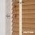 EdBevans - Spectrum Solid Wood Venetian Blind - Mono Natural 35mm Slat with Chevron Avorio 25mm Tape - Prettoni