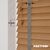 EdBevans - Spectrum Solid Wood Venetian Blind - Mono Natural 35mm Slat with Chevron Granite 25mm Tape - Prettoni