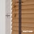 EdBevans - Spectrum Solid Wood Venetian Blind - Mono Natural 35mm Slat with Chevron Umber 25mm Tape - Prettoni