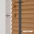 EdBevans - Spectrum Solid Wood Venetian Blind - Mono Natural 35mm Slat with Chevron Aurora 25mm Tape - Prettoni