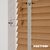 EdBevans - Spectrum Solid Wood Venetian Blind - Mono Natural 50mm Slat with Chevron Cement 25mm Tape - Prettoni