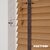 EdBevans - Spectrum Solid Wood Venetian Blind - Mono Natural 50mm Slat with Chevron Umber 25mm Tape - Prettoni