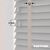 EdBevans - Spectrum Solid Wood Venetian Blind - Mono Pale 35mm Slat with Chevron Moccasin 25mm Tape - Prettoni