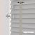 EdBevans - Spectrum Solid Wood Venetian Blind - Mono Pale 35mm Slat with Chevron Cement 25mm Tape - Prettoni