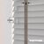 EdBevans - Spectrum Solid Wood Venetian Blind - Mono Pale 35mm Slat with Chevron Granite 25mm Tape - Prettoni