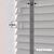 EdBevans - Spectrum Solid Wood Venetian Blind - Mono Pale 35mm Slat with Chevron Monsoon 25mm Tape - Prettoni