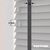 EdBevans - Spectrum Solid Wood Venetian Blind - Mono Pale 35mm Slat with Chevron Aurora 25mm Tape - Prettoni