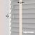 EdBevans - Spectrum Solid Wood Venetian Blind - Mono Pale 50mm Slat with Chevron Avorio 25mm Tape - Prettoni
